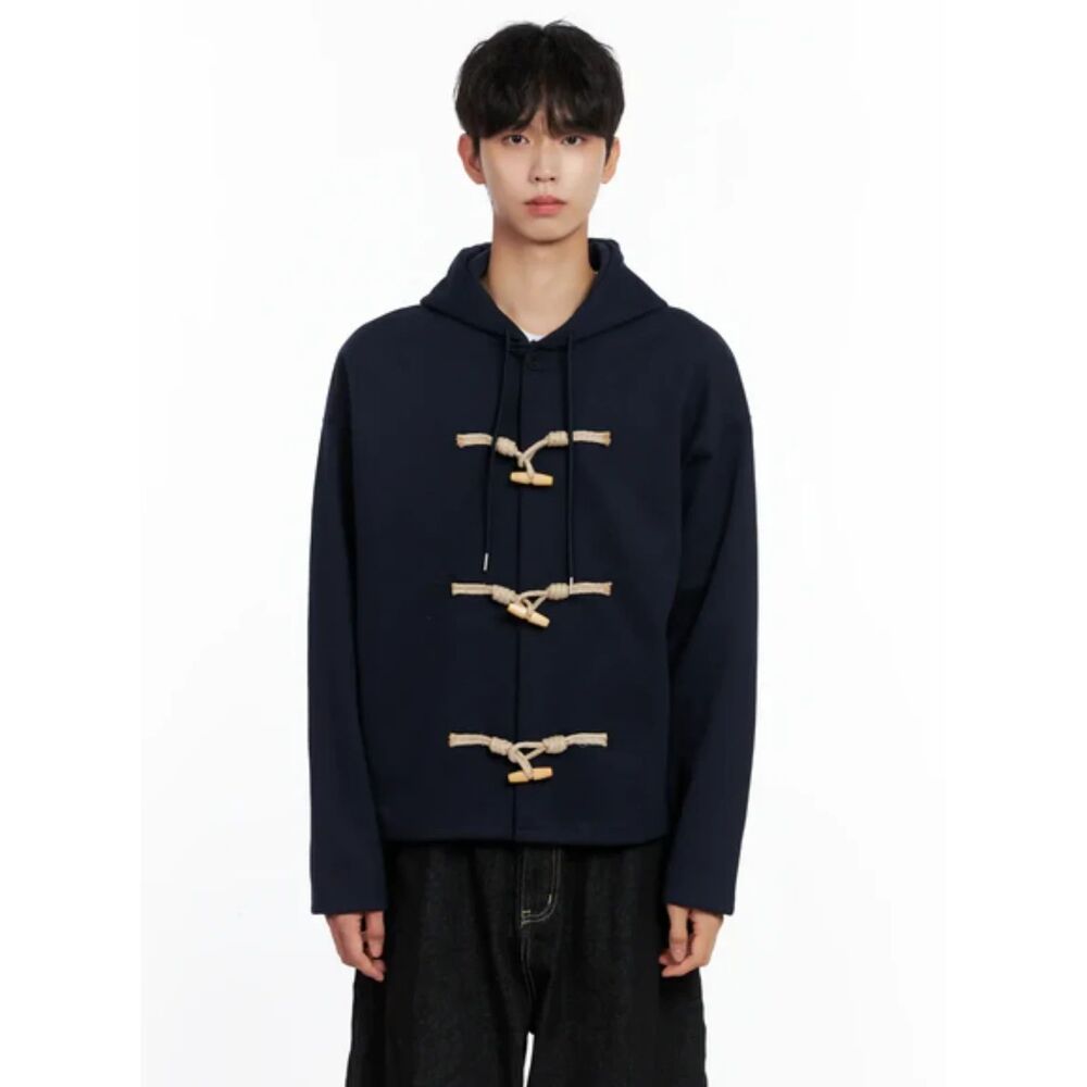 (W1) Zara, vintage wool jacket-style sweater, with super front and, size M